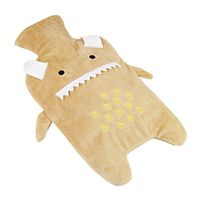 1L Hot-Water Bottle Water Bag Water Injection handwarmer Pocket Monster Brown