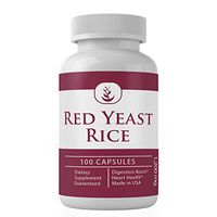 Red Yeast Rice Extract Capsules (100 Capsules, 1,200 mg per Serving) (3 Capsules/Serving) by Pure Organic Ingredients, 100% Pure, Gluten-Free & Kosher, Supports Overall Health & Well Being