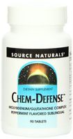 Source Naturals Chem-Defense Peppermint, Synergistic Nutrient Blend,90 Tablets