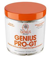 Genius Probiotics for Weight Loss w/ Green Tea Extract for Women & Men – Shelf Stable Probiotic Natural EGCG Fat Burner Supplement, Digestive Health Pills for Bloating Relief and Belly Reduction –30sv