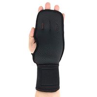 SUHAPPY 1 Pair Palm Support Half Finger Hand Brace Sleeve Wristband Wrap Guard Protector for Weight Lifting