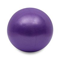 Massage Ball Pilates Inflatable Gymnastics Fitness Ball Slimming Equipment 2 Pieces with Blowing Tube, Purple