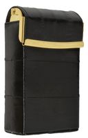 Eel skin Soft Leather Cigarette Case Elegant Pop up Design by Marshal