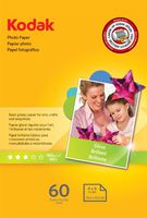 Kodak Photo Paper for Inkjet Prints/Gloss, 4 x 6 Inches - 60 Sheets (1742717)