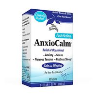 Terry Naturally AnxioCalm - 40 mg Echinacea Angustifolia, 90 Tablets - Non-Addictive Anxiety & Stress Relief Supplement, Non-Drowsy - Non-GMO, Gluten-Free - 45 Servings