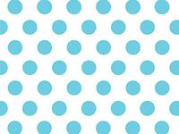 Turquoise and White Blue Polka Dots Tissue Paper Turquoise Polka Blue Dot Premier High Quality Tissue Paper - 20 Inch x 30 Inch - 24 XL Sheets Made in USA