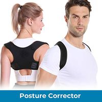 Posture Corrector Adjustable Posture Brace Provides Lumbar & Back Support Shoulder and Clavicle Lower and Upper Back Pain Posture Device Back Brace for Men and Women