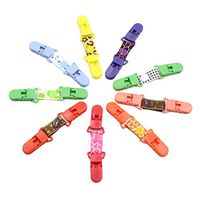 Xisheep Easter Day Home Décor ， Clip Baby Pacifier Clip Pacifier Chain Dummy Clip Nipple Holder - Random