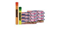 100% Authentic Juicy Jays 1 1/4 Rolling Papers Bundled with Two Exclusive Destroyer Plastics Doob Tubes One Large One Small (Bubble Gum Juicy Jays 1 1/4, 6)