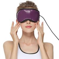 ALXDR Heating Eye Mask Massager, USB Charging Sleep Mask with Infrared Heating 3 Settings Temperature Vibration Massage, Heated Eye Mask for Dry Eye Relax Vision Care Eyestrain Stress Relief