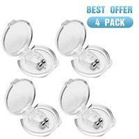LIUMY Anti Snoring Nose Devices, Silicone Magnetic Anti Snore Clip, Silicone Nose Clip Tools for Ease Breathing, Comfortable Sleeping Aid Relieve Snore (4 Pcs)…