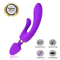 Powerful Viberate Wand Massager with 10 Vibration modes 3 Speeds, Compact - Lightweight - USB Rechargeable - Full Body Relaxation