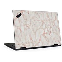 Skinit Decal Laptop Skin for Thinkpad X1 Yoga (3rd Gen 2018) - Officially Licensed Originally Designed Rose Gold Marble Design