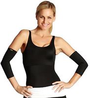 Insta Slim Compression Elbow and Forearm Sleeves, Small, Black