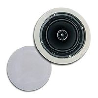 CT Sounds in-Ceiling Surround Sound 6.5" 2-Way Home Audio Weatherproof Speaker (1 Speaker)