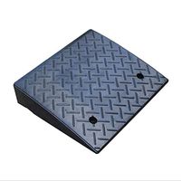 Triangular Slope Pad, Car Stroller Locomotive Bicycle Mat- Car Repair Shop Store Garage Ramps Damping Pad Vehicle Ramps (Color : Black)