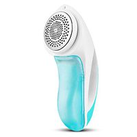 Synra Fabric Shaver, Portable and Battery Operated Hairball Remover, Quickly and Safely Eliminates Lint, Fuzz and Pilling, Easy to Use Sweater Defuzzer