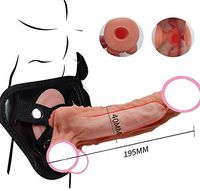 Women Underwear 7.87 Inch Lifelike Texture D'i-dlo Strap-on Belt Strapless Harness Silicone Ðildǒ Strapon Removable Pennis for Beginner Couples Games