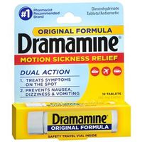 Dramamine Motion Sickness Relief 12-count (Pack of 3)