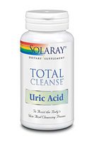 Solaray Total Cleanse Uric Acid | Tart Cherry, Bromelain, Quercetin and More | Joint Comfort Support | Vegan | 60 Caps