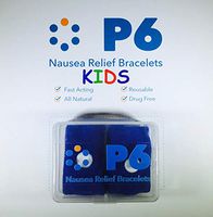 P6 Health Original Natural Anti-Nausea Car Sea Sickness Relief Children's Wrist Bands Royal Blue