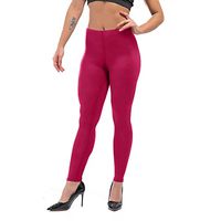 H.coosy practical;cozy Pure color black yoga pants tight leggings sports fitness pants Europe and the United States women sexy was thin mention hip pants Rose red XL