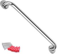 24-Inch Shower Grab Bar Stainless Steel Shower Handle Bathroom Balance Bar Safety Hand Rail Support Bath Handle,Stainless Steel