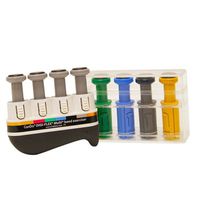 Digi-Flex174; Multi153; Hand Exerciser, Progressive Starter Pack, Silver & 4 Additional Buttons