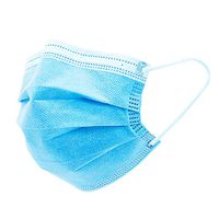 US Stock 3-Ply Non Woven Fabric, Can be Folded, Waterproof, Protect, for Personal Health 50PCS Blue