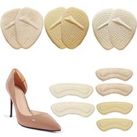 Heel Cushion Inserts - Soft Shoe Inserts & Heel Cushion Pads for Women Grips Liners for Womens Loose Shoes - Heel Pain Relief Bunion Callus Reusable (Heel Insole Combination 4)