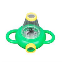 Plastic Magnifying Glass for Kids Portable Insect Viewer Magnifier 5X HD for Biology Insect Observation Children Toy Gift