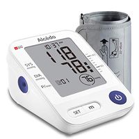 Blood Pressure Monitor Upper Arm by Alcedo | Automatic Digital BP Machine with Wide-Range Cuff for Home Use | Large Screen, 1x74 Reading Memory | FDA Approved