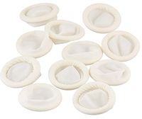 VNDEFUL 130PCS Disposable Latex Rubber Fingertips Protective Finger Gloves for Jewelry Cleaning, Electronic Repair, Painting, Crafting Industrial Apply -White