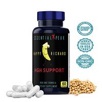 Doctor's Recommend, Non GMO, FDA Approved Manufactured Facility, HGH Support Supplement for Men & Women Increase Muscle Mass and Bone Density, Decrease Body Fat 60 Capsule Pills by Essential Peak