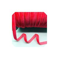 5 Yards 3/8"(10mm) Velvet Ribbon Wedding Party Decoration Handmade Ribbon Gift Wrapping Hair Bows DIY Christmas Ribbon,Light Red