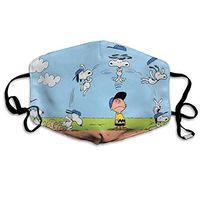 SSUJ7 Charlie Brown and Snoopy Men Women Adjustable Earloop Mouth Guard Anti-Dust Washable Reusable Mouth Guard for Kids Teens Adults Anti Pollution,Anti-smog