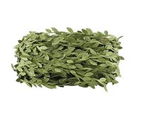 132 ft Creative Leaf Ribbon Artificial Green Leaves Hanging Plants Garlands Wreath Accessories DIY Decorative Home Wall Garden Rustic Wedding Party