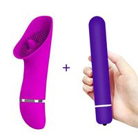 Personal Gift of Oral Tongue Cleaner Simulator for Women - 30 Frequency Vibration Wand, Multi Speed Clitorial Sucking Toy for Female