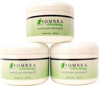 Sombra Warm Therapy Pain Relieving Gel - 8 Oz Jar - Pack of 3