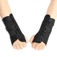 Rxrenxia Wrist Support Brace Hand Left Right,Stabilized Wrist and Thumb Support - Spica Support for Carpal Tunnel Syndrome, Arthritis, Tendonitis, Joint Pain - Adjustable Compression,L