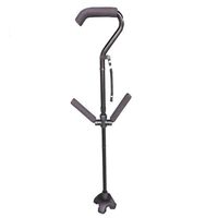 JIN Old People Crutches Multifunction Aluminum Alloy Collapsible Medical Insurance Crutch