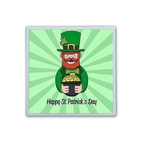 Contact Lens Box Holder Container Case Storage Eyecare Kit -St Patrick's Day With Hat Men