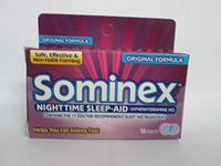 Sominex Night Time Sleeping Aid Tablets Original Formula, 16 Tabs (Pack of 3)