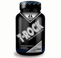 T-Rock by Rock On® - Natural Testosterone Booster to Optimize Lean Muscle Growth, Advanced Formula to Enhance Your Athletic Performance and Muscle Strength. 60 Veggie Caps.