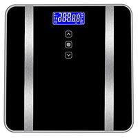 Misaky Accurate Body Bathroom Fat Scale Display Seven Ttems of Data 180KG/400 Pounds (Black)