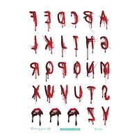 UOKNICE Halloween Waterproof Temporary Tattoo Sticker Scar Terror Wound Blood Injury Hot