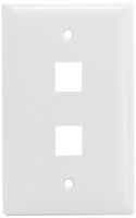 Legrand-On-Q WP3402WH10 WP3402 Keystone Wall Plate, 10-Pack, White