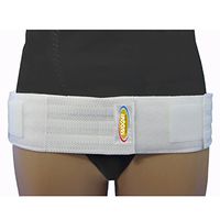 Maxar Sacroiliac Joint Lower Back Pelvis Pain Relief Compression Support Belt, Small White