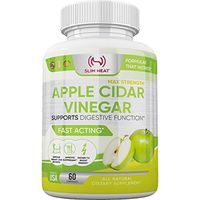 100% Natural Raw Apple Cider Vinegar Pills - Fast Weight Loss Cleanse, Appetite Suppressant, Bloating Relief for Women & Men - Non GMO, Gluten Free, All Natural & Made in USA (60 Capsules)