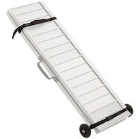 Silver Spring Aluminum Portable Wheelchair & Scooter Ramp Wheel Kit, for use with Single-Fold Ramps, Maximum Folded Width of 18", 4" Rubber Wheels